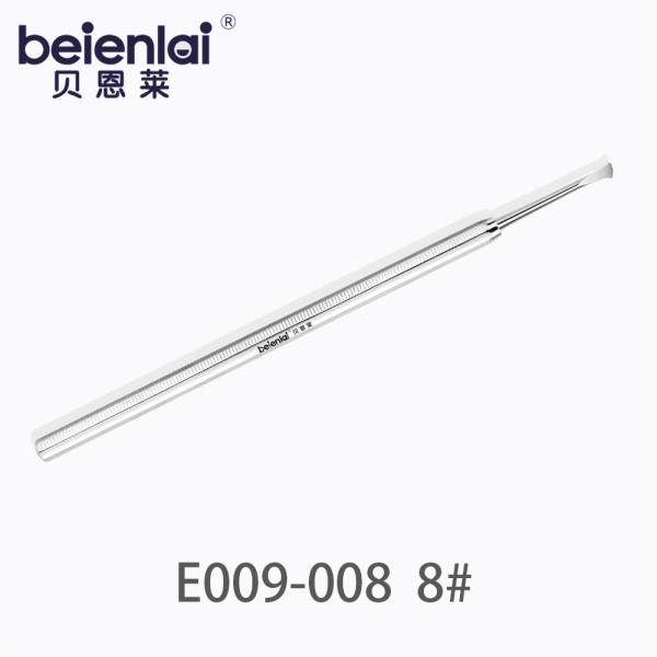 Benlai Dental Scaler E009-008 BJD 8#, Single End, 5.5 Octagonal Handle